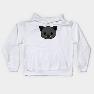 Cute Black Boar Kids Hoodie